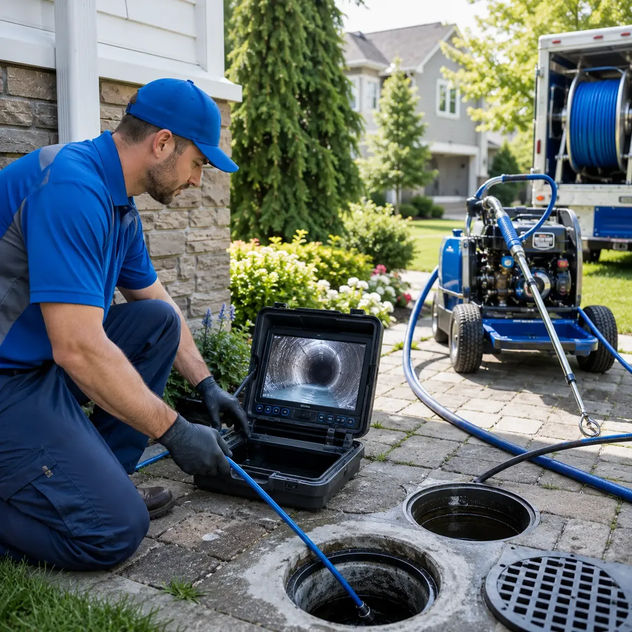 Outdoor drain cleaning professionals serving Enfield, NH